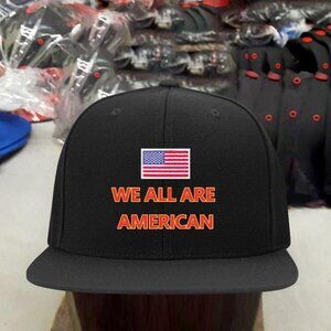 WE ALL ARE AMERICAN MEN'S CAP